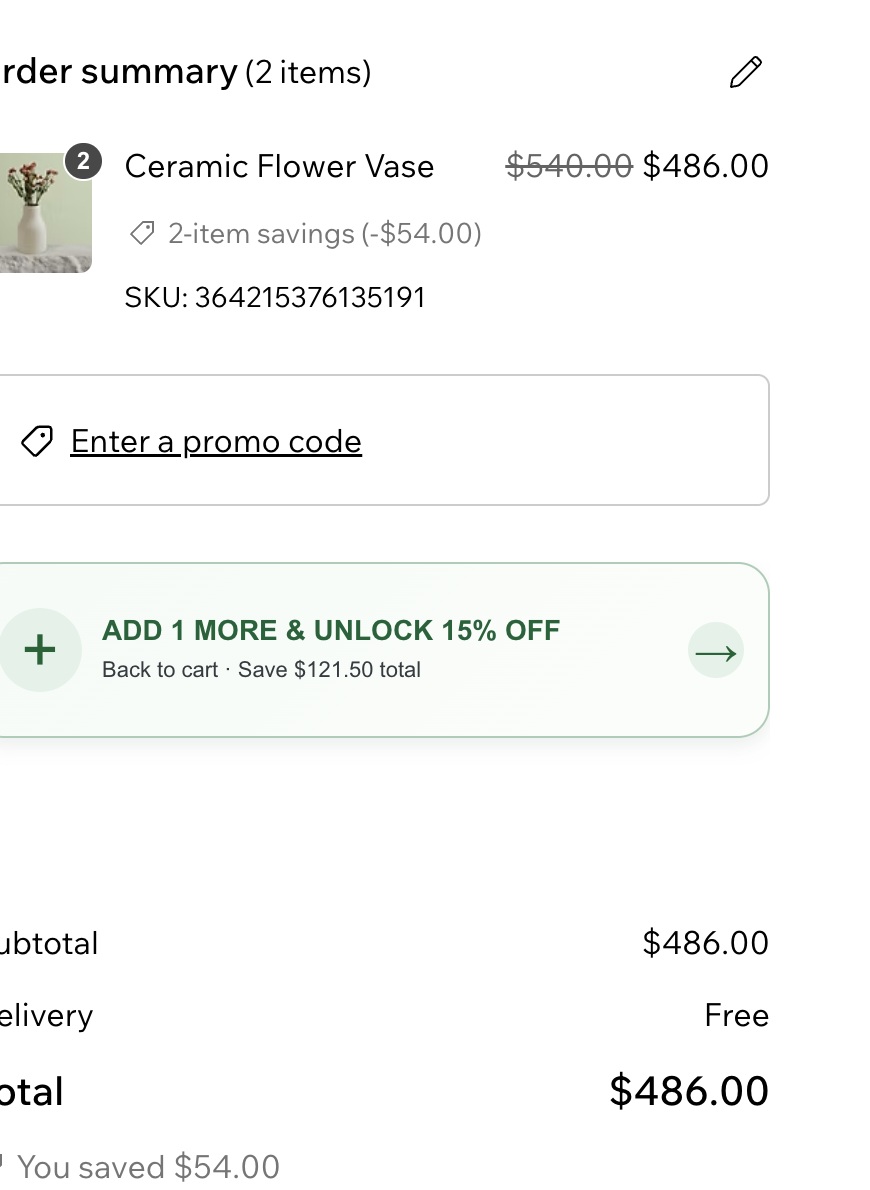 Sensofy Lift Checkout